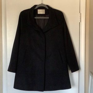 Women’s Fleurette Wool/Cashmere Stand Collar Coat